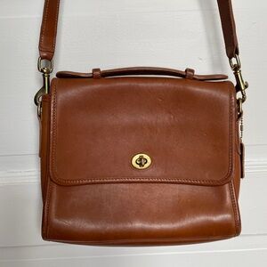Vintage Coach Brown Crossbody Bag